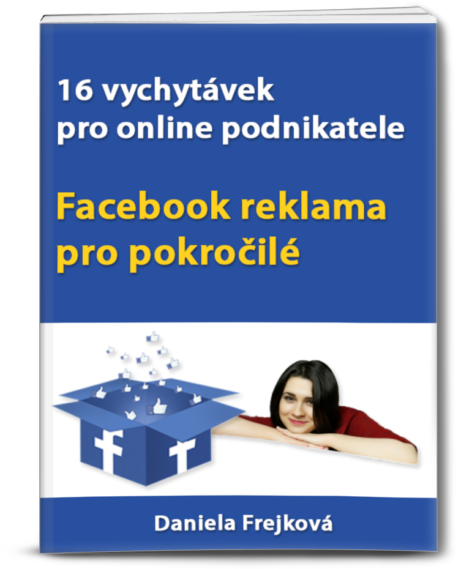 e-book o reklamě na Facebooku a dalších typech pro online podnikatele